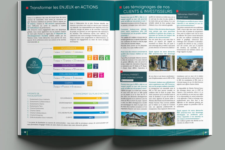 Client : AG Construction SA (Suisse) / Brochure