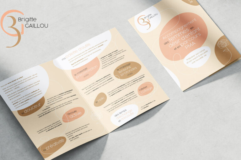 Client : Brigitte Gaillou / Flyer